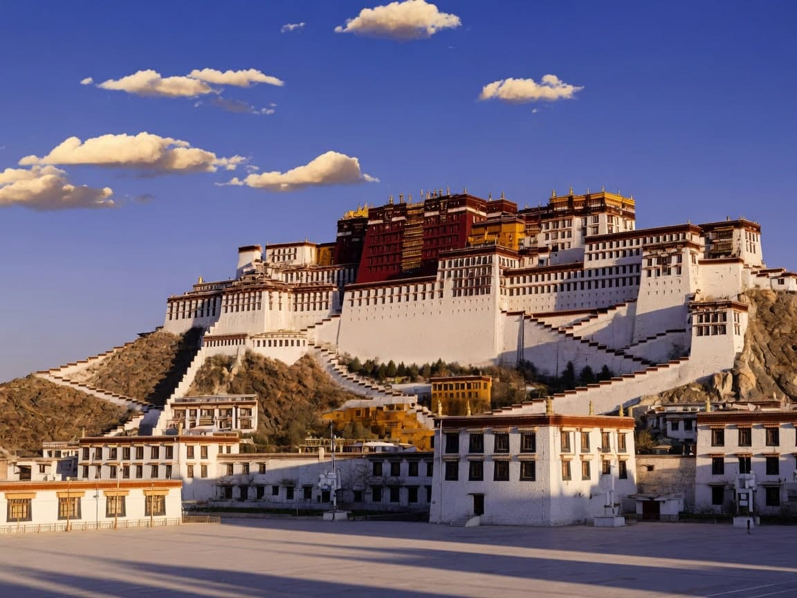 The Potala Palace above Lhasa